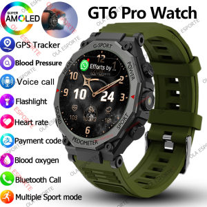 New Smart Watch Men HD AMOLED Screen NFC GPS Motion Tracker Heart Rate Monitor Bluetooth Calls Sport Smart Watch IP68 Waterproof