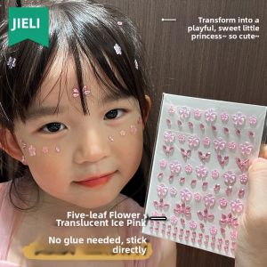 JIELI | Face Decorative Stickers Makeup Glitter