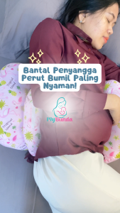Bantal Ibu Hamil Penyangga Perut Ibu Hamil Plus Bantal Kecil Untuk Bantal Perut Ibu Hamil Atau Bantal Bumil Perlengkapan Ibu Hamil Bantal Hamil Tidur My Bunda - Type C