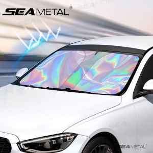 SEAMETAL Magnetic Car Sunshade for Windshield Titanium Silver Car Side Window Curtain Sunscreen Heat Insulation