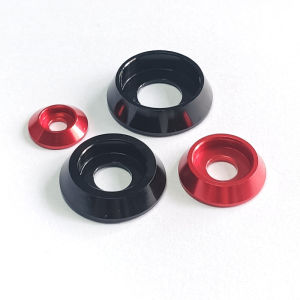 8pcs/10pcs aAluminum Alloy Recessed Washer M3 M4 M5 M6 M8 Colourful Aluminum Cup Head Washer for Button Head Screw Bolts