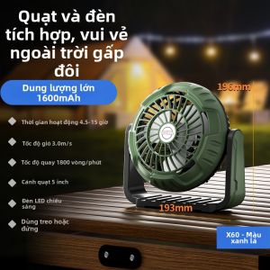 MEEJAS | Quạt Làm Mát Di Động Dung Lượng Pin Cao
