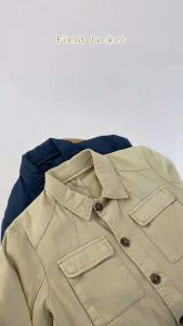 Áo Khoác Lạnh Cao Cấp CAMICISSIMA Field Jacket Chuẩn Ý 98% Cotton Màu Beige Sáng - FJBEI7000