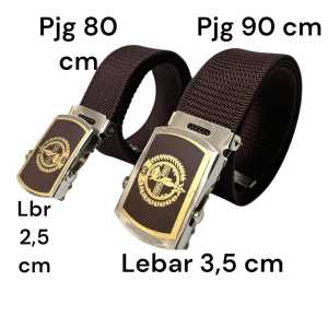 Ikat Pinggang Pramuka / Sabuk Pramuka / Gesper Pramuka model Rel