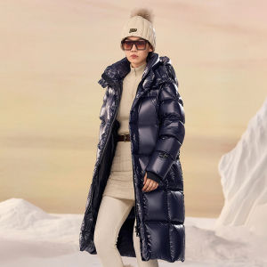 Guvet | Thick Warmth Womens Long Down Jacket
