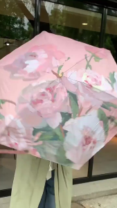 (1-3 Days Delivered)AMBRELLA mini portable pocket umbrella Lightweight sunscreen sun folding UV protection sun and rain dual-use umbrella