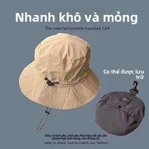 Chống Thấm Nước Có Thể Gập Lại Mùa Hè Câu Cá Mũ Mỏng Nhanh Khô Mũ Che Nắng Ngoài Trời Leo Núi Mũ Dành Cho Nam Và Nữ