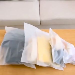 【1pcs】Transparent Storage Bag No holes Bag Travel Clothes Self-sealing Clear Bag Transparent Bag