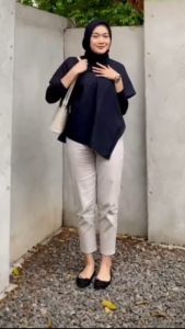 Celana Chino wanita - Celana katun slimfit wanita - Chino pants wanita bahan tebal stretch