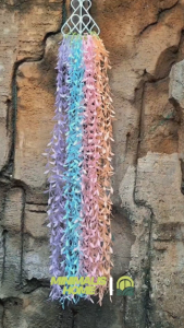 Daun Lee Kwan Yew Juntai Daun Tirai Rambat Artificial Janda Merana Dekorasi Dinding Monstera Hijang