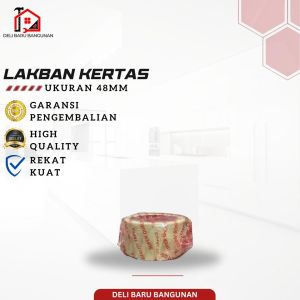 LAKBAN KERTAS / MASKING TAPE PANJANG DIAMETER 24 MM DAN 48 MM x 20M