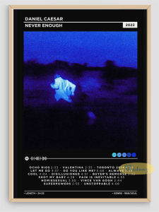 Daniel Caesar Freudian Album Poster In Canvas - Phong Cách Hiện Đại Không Đóng Khung Nghệ Thuật Treo Tường Để Trang Trí Phòng Ca Sĩ Nhạc Pop Những Người Yêu Âm Nhạc