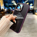 Ốp Điện Thoại iPhone 16 Pro Max 14 11 12 13 15 Pro Max Chất Liệu Sợi Carbon Mờ Cao Cấp, Tích Hợp Nam Châm Magsafe, Màu Trơn. 