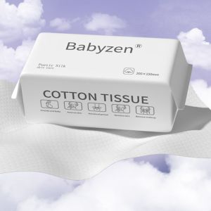 Disposable Face Towel Drawstring Thick Pearl Pattern Cotton Tissue Wet Dry Dual Use Makeup Remover Facial Cleansing Cloth