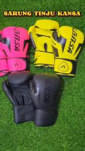 SARUNG TINJU KANSA BELA DIRI MUAYTHAI BOXING GLOVES 8OZ 10OZ 12OZ