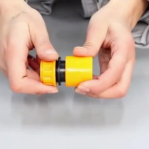 10Pcs Garden Hose Quick Connectors 1 2 Inch Plastic Pipe Fittings Water Tube Repair Joint Garden Irrigation Watering Adapter Kit