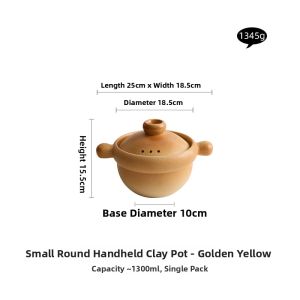 YOGEHOME | Gas Stove Resistant Ceramic Soup Pot