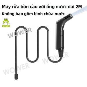 Bình Xịt Vệ Sinh Cá Nhân Cầm Tay 2.5L Sạc Điện Di Động Dùng Cho Du Lịch Cắm Trại - Nhựa ABS Đen/trắng