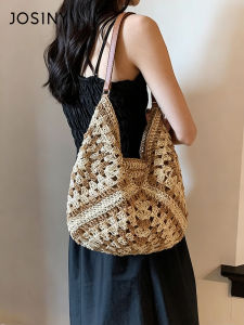 Josiny | Woven Tote Bag Large Capacity
