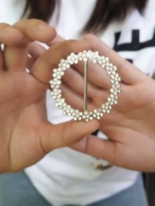 Tombol Simpul Sudut Pakaian Logam & Gesper Ring Rok Lilit Baja Premium