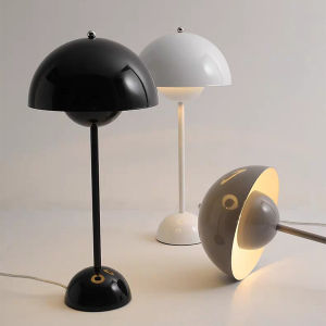 โคมไฟLED โคมไฟหัวเตียง รูปแบบตั้งโต๊ะ ไฟห้องนอน สีม่าและทอสี สำหรับตกแต่งห้องนอน