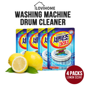 【SG/Ready Stock/Bundle of 4】Sandokkaebi Washing Machine Cleaner - Powder Detergent for Deep Laundry Cleaning - Washing Machine Drum Tub Tube Cleanser Washer Mold Remover Removal Sandokkaebi - Lazada