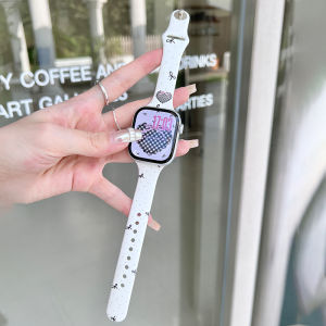 CRAFTSMAN DAI | Wrist Slim Check Cute Floral Sport Fine Silicone Watch Band Spring/Summer