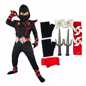 Rabbite Boys Kids Children Ninja Assassin Japanese Samurai Warrior Fancy Dress Halloween Party Boys Girls Christmas Costume