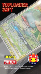 [FREE 5 BUY 20] Toploader Pokemon Yugioh Digimon KPOP Photocard Card Sleeve Trading Card Holder 卡夹 游戏卡保护套 透明 PVC35PT 硬卡套【Ready Stock】