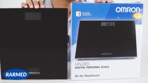 Cân sức khỏe điện tử Omron HN-289 dễ sử dụng đo chính xác