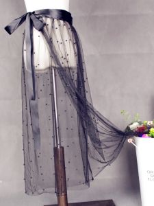 Váy Lưới Một Mảnh Dài Không Tay Váy Lưới Trong Suốt Váy Lưới Một Lớp Váy Lưới Che Phủ Váy Lưới Mùa Hè 2018