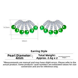 AILEQ | 925 Silver Natural Chalcedony Earrings