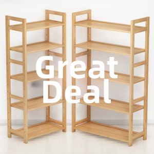 Simple Bamboo Storage Shelf Multi-level