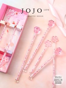 Cute Pink Glass Stirrer