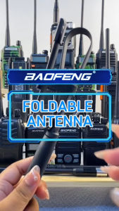 Baofeng foldable antenna walkie talkie outdoor extend VHF UHF Radio Signal Boost Dual Band