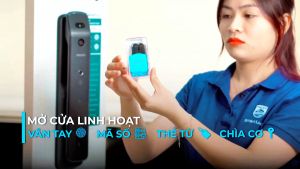 Bộ khóa cửa thông minh khuôn mặt 3D [ Face vân tay thẻ từ mật khẩu và chìa cơ ] Hà Lan cao cấp Philips - DDL709-7HWS