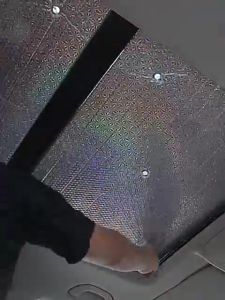 ZLWR BYD ATTO3 รถซันรูฟม่านบังแดดม่านบังแดด / เฉพาะวัสดุเลเซอร์ BYD YUAN PLUS ซันรูฟม่านบังแดดป้องกันแสงแดดภายใน