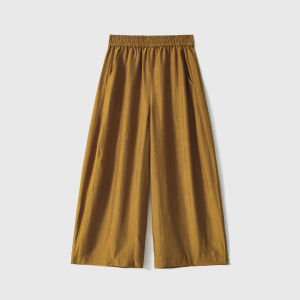 Breathable Lightweight Wide Leg Easy-fit Casual Trousers