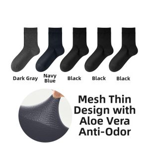 B&C.Room | Breathable Antibacterial Odor-Preventing Mens Socks 100% Cotton