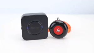 Wireless Caregiver Pager for Elderly Wireless Nurse Call System for Elderly | Elderly Emergency Alert Syste2 Waterproof Call Buttons 500ft Range | Medical Alert Pager with 55 Ringtones | Personal Emergency Alarm for Seniors Patients Disabled Bedridden