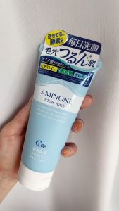 Sữa Rửa Mặt Cure Aminone Làm Sạch Sâu Giảm Mụn Đầu Đen Se Lỗ Chân Lông Nhật Bản Tuýp 130g