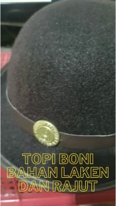 GROSIR 20 PCS Topi Pramuka Putri dan Putra Boni & Baret Rajut dan Laken