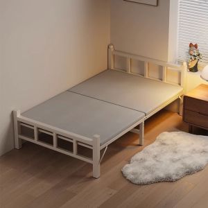 Single Double Use Foldable Bed Iron Material