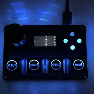 4+4 keys SayoDevice O3C++ OSU Rapid Trigger Magnetic Linear OUTEMU Magnetic Pink Switches Keyboard Knob Screen Copy Shotcut