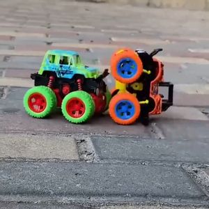 Kids Cars Toys Monster Truck Inertia SUV Four-wheel Drive Friction Power Vehicles