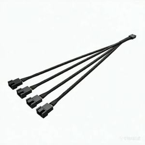 LDPCSJ Quạt PWM Cáp Mở Rộng 1-to-1/2/3/4 Bộ Chia Cho 3Pin/4Pin Giao Diện Bo Mạch Chủ Phân Phối Phần Cứng Máy Tính Phụ Kiện