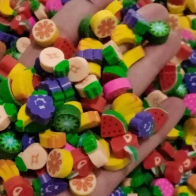 penghapus mini warna warni isi 90 pcs