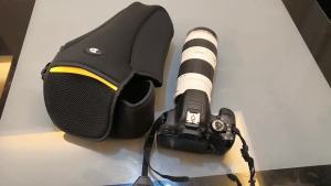 Soft camera case bag pouch cover for Nikon DSLR D70 D70s D90 D7000 D80 18-105