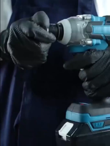 1280VF/1980VF Cordless Brushless Electric Impact Wrench With 2PCS Battery and Plastic Case Power Tools Set