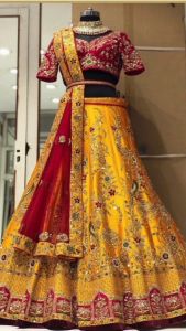 [PRE-ORDER] SEMISTITCHED BRIDAL LEHANGA CHOLI {ETA:2025-12-31}